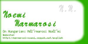 noemi marmarosi business card